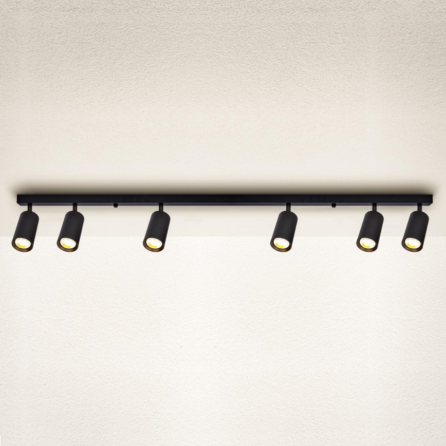 Brilagi - LED hämardatav suunavalgusti SELE 6xGU10/6,5W/230V 2700-6500K must