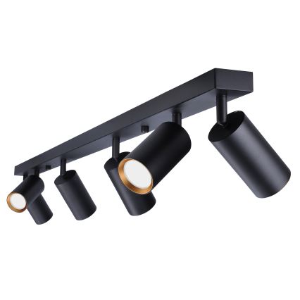 Brilagi - hämardatav LED-punktvalgusti SELE 6xGU10/6,5W/230V 2700-6500K must/kuldne