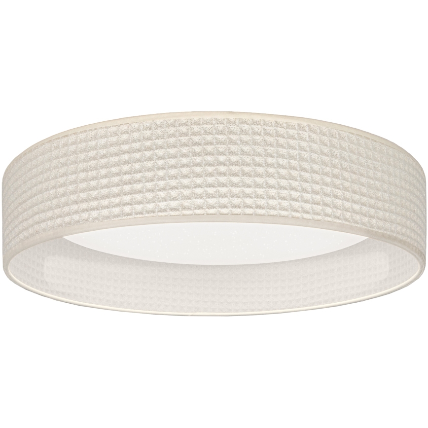 Brilagi - Hämardatav LED-laelamp VELVET SMARTIX STARS LED/24W/230V 3000–6000K, läbimõõt 45 cm, kreemjas, Wi‑Fi Tuya Beacon + kaugjuhtimispult