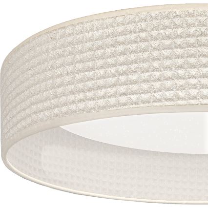Brilagi - Hämardatav LED-laelamp VELVET SMARTIX STARS LED/24W/230V 3000–6000K, läbimõõt 45 cm, kreemjas, Wi‑Fi Tuya Beacon + kaugjuhtimispult