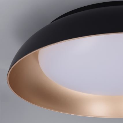 Brilagi - LED hämardatav laelamp ALVA, 48 W, 230 V, 3000–6500 K, läbimõõt 51 cm, must + kaugjuhtimispult