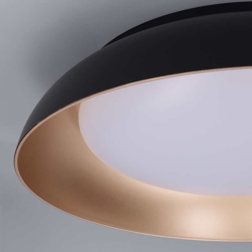 Brilagi - LED hämardatav laelamp ALVA, 48 W, 230 V, 3000–6500 K, läbimõõt 51 cm, must + kaugjuhtimispult