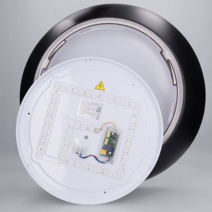 Brilagi - LED hämardatav laelamp ALVA, 48 W, 230 V, 3000–6500 K, läbimõõt 51 cm, must + kaugjuhtimispult