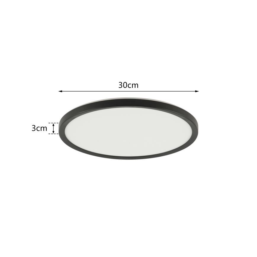 Brilagi - LED Hämardatav valgusti anduriga ULTRA SLIM LED/18W/230V d. 30 cm + kaugjuhtimispult