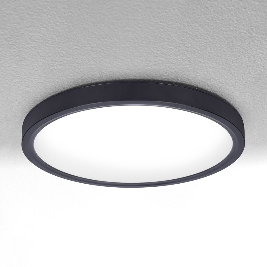 Brilagi - LED Hämardatav laevalgusti ESTELA LED/36W/230V 3000-6500K ø 30 cm must + kaugjuhtimispult