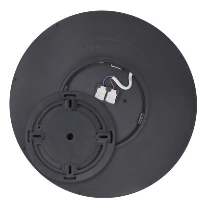 Brilagi - LED Hämardatav laevalgusti ESTELA LED/36W/230V 3000-6500K ø 30 cm must + kaugjuhtimispult