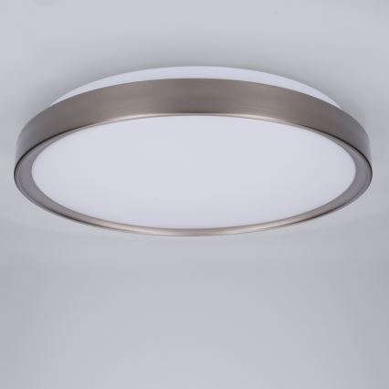 Brilagi - FANCIA hämardatav LED-laelamp LED/48W/230V 3000-6500K läbimõõt 39 cm hõbedane + puldiga