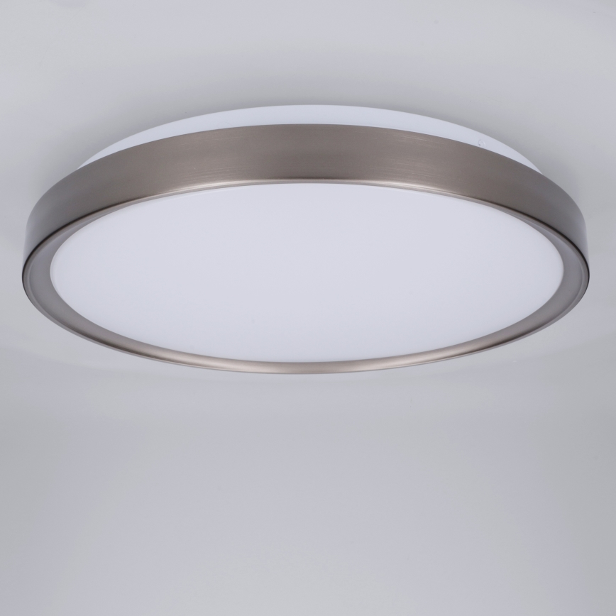 Brilagi - FANCIA hämardatav LED-laelamp LED/48W/230V 3000-6500K läbimõõt 39 cm hõbedane + puldiga