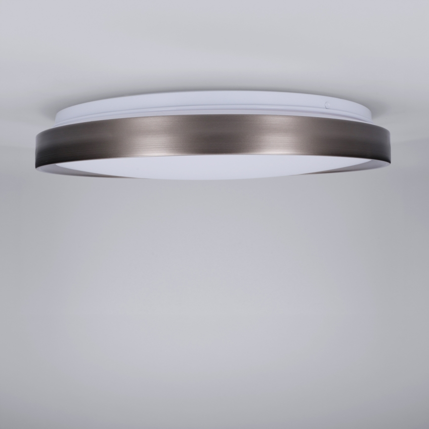 Brilagi - FANCIA hämardatav LED-laelamp LED/48W/230V 3000-6500K läbimõõt 39 cm hõbedane + puldiga