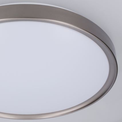 Brilagi - FANCIA hämardatav LED-laelamp LED/48W/230V 3000-6500K läbimõõt 39 cm hõbedane + puldiga