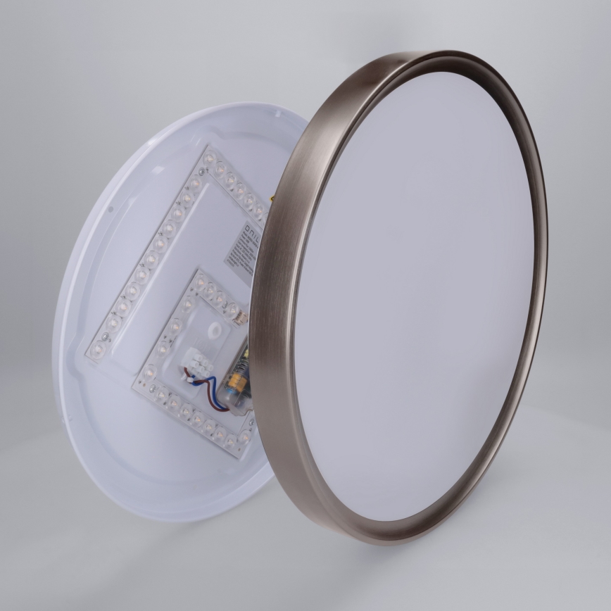Brilagi - FANCIA hämardatav LED-laelamp LED/48W/230V 3000-6500K läbimõõt 39 cm hõbedane + puldiga