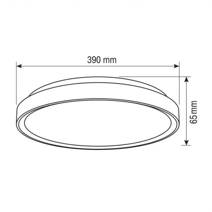 Brilagi - FANCIA hämardatav LED-laelamp LED/48W/230V 3000-6500K läbimõõt 39 cm hõbedane + puldiga