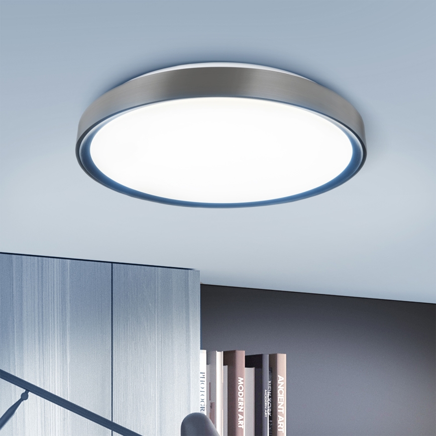 Brilagi - LED hämardatav laevalgusti FANCIA LED/48W/230V 3000-6500K läbimõõt 39 cm antratsiit + kaugjuhtimispult