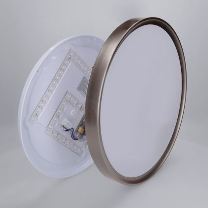 Brilagi - LED hämardatav laevalgusti FANCIA LED/48W/230V 3000-6500K läbimõõt 39 cm antratsiit + kaugjuhtimispult