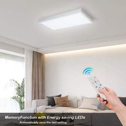 Brilagi - LED Hämardatav laevalgusti vannituppa FRAME SMART LED/30W/230V 30x60 cm 3000-6000K IP44 valge + kaugjuhtimispult