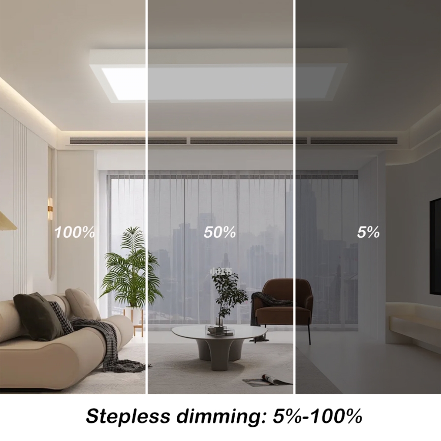 Brilagi - LED Hämardatav laevalgusti vannituppa FRAME SMART LED/30W/230V 30x60 cm 3000-6000K IP44 valge + kaugjuhtimispult