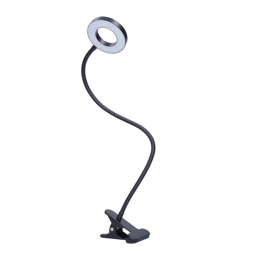 Brilagi -LED Hämardatav valgusti klambriga ORBELA LED/8W/230V 3000/4000/5000K must