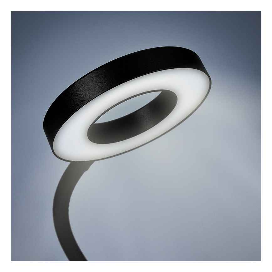 Brilagi -LED Hämardatav valgusti klambriga ORBELA LED/8W/230V 3000/4000/5000K must