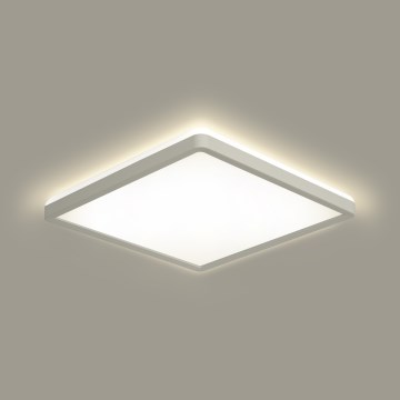 Brilagi - LED Hämardatav valgusti koos motion ja dusk andur ULTRA SLIM LED/18W/230V 30x30 cm + kaugjuhtimispult