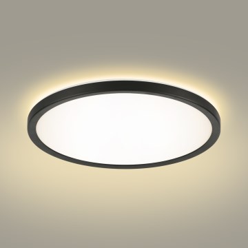 Brilagi - LED Hämardatav valgusti koos motion ja dusk andur ULTRA SLIM LED/24W/230V d. 42 cm + kaugjuhtimispult