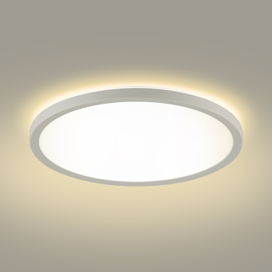 Brilagi - LED Hämardatav valgusti koos motion ja dusk andur ULTRA SLIM LED/24W/230V d. 42 cm + kaugjuhtimispult