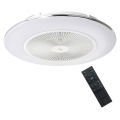 Brilagi - LED Hämardatav valgusti koos ventilaatoriga AURA LED/38W/230V 3000-6500K valge + pult