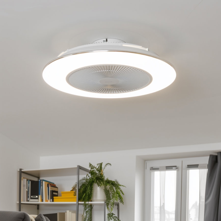 Brilagi - LED Hämardatav valgusti koos ventilaatoriga AURA LED/38W/230V 3000-6500K valge + pult