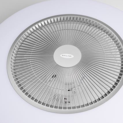 Brilagi - LED Hämardatav valgusti koos ventilaatoriga AURA LED/38W/230V 3000-6000K hõbe + pult