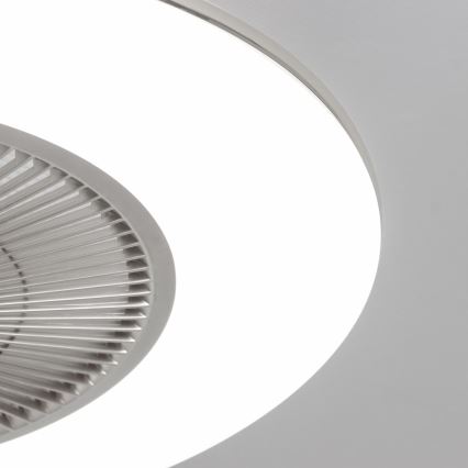 Brilagi - LED Hämardatav valgusti koos ventilaatoriga AURA LED/38W/230V 3000-6000K hõbe + pult