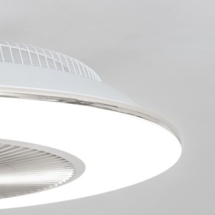 Brilagi - LED Hämardatav valgusti koos ventilaatoriga AURA LED/38W/230V 3000-6000K hõbe + pult