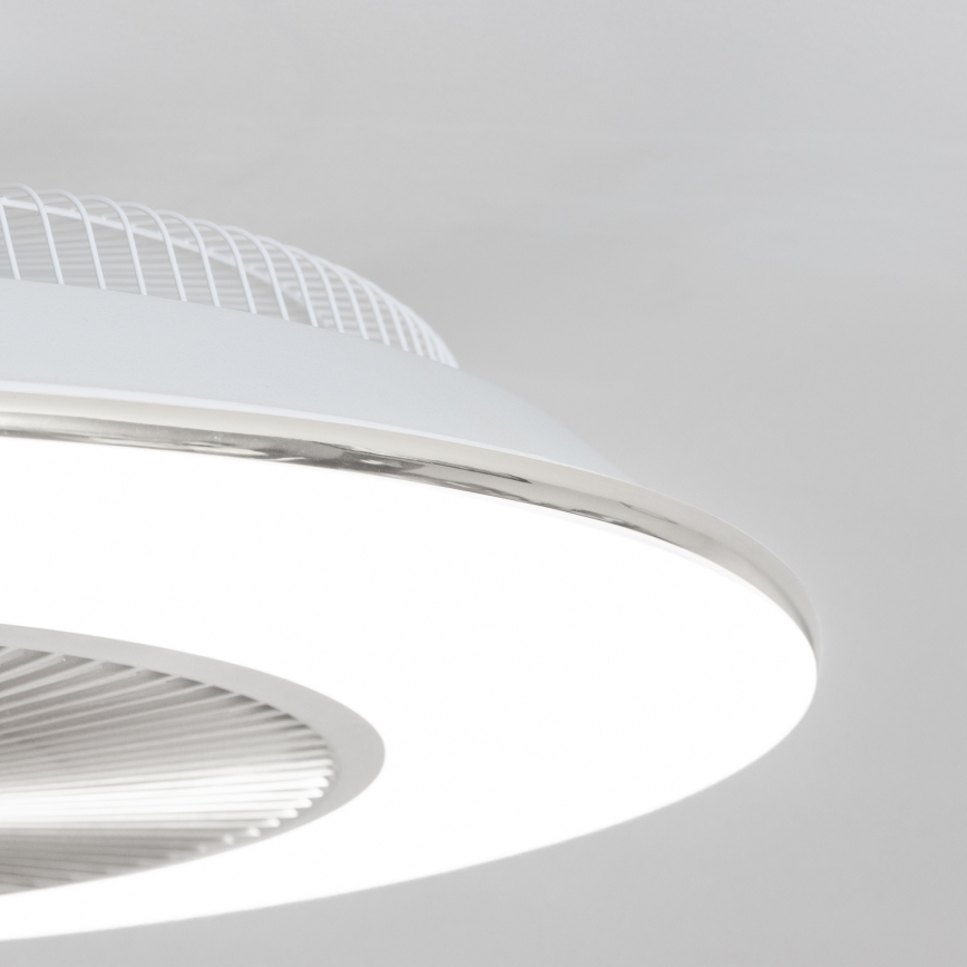 Brilagi - LED Hämardatav valgusti koos ventilaatoriga AURA LED/38W/230V 3000-6000K hõbe + pult