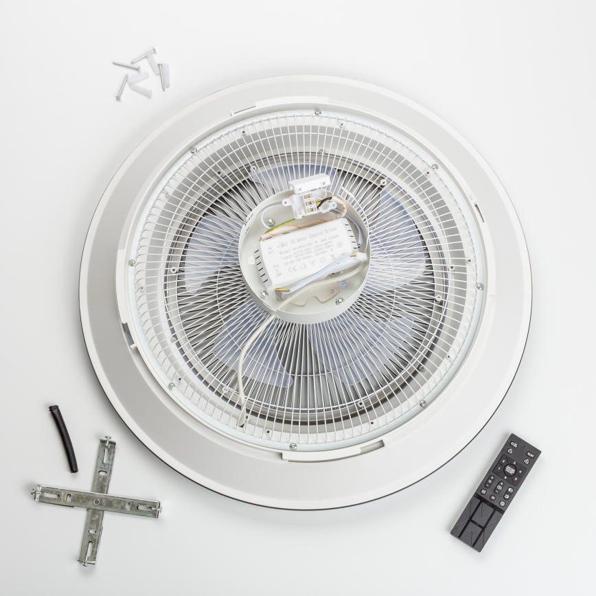 Brilagi - LED Hämardatav valgusti koos ventilaatoriga AURA LED/38W/230V 3000-6000K kuldne + pult