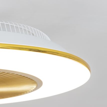 Brilagi - LED Hämardatav valgusti koos ventilaatoriga AURA LED/38W/230V 3000-6000K kuldne + pult