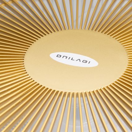Brilagi - LED Hämardatav valgusti koos ventilaatoriga AURA LED/38W/230V 3000-6000K kuldne + pult