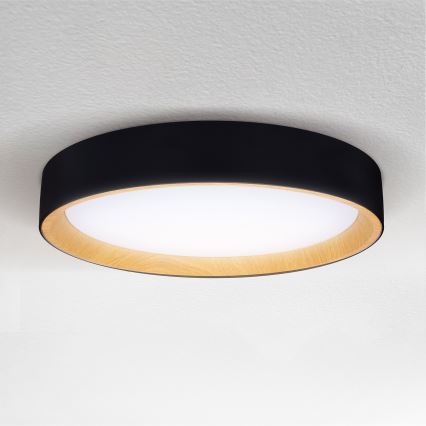 Brilagi - LED Hämardatav laevalgusti LARIOS LED/60W/230V 3000-6500K ø 49 cm must + kaugjuhtimispult
