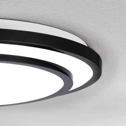 Brilagi - LED Hämardatav laevalgusti LUCIANO LED/48W/230V 3000-6500K ø 39 cm must + kaugjuhtimispult