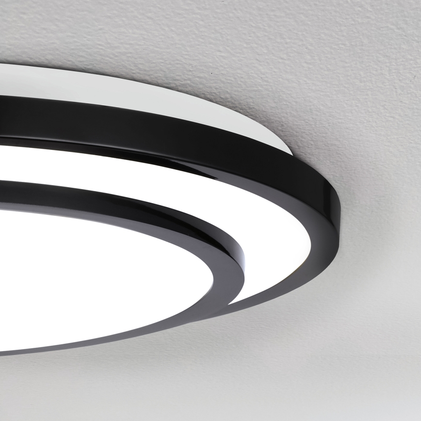 Brilagi - LED Hämardatav laevalgusti LUCIANO LED/48W/230V 3000-6500K ø 39 cm must + kaugjuhtimispult