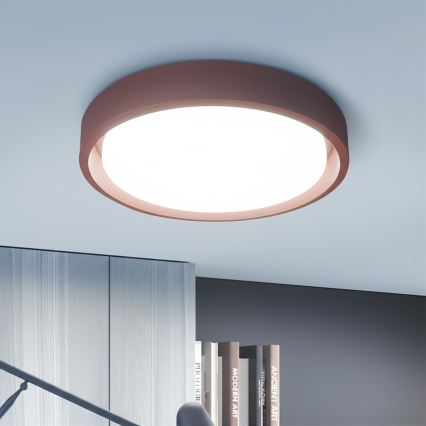 Brilagi - LED hämardatav laelamp MATTEO LED/48W/230V 3000-6500K läbimõõduga 41 cm punane + kaugjuhtimispult