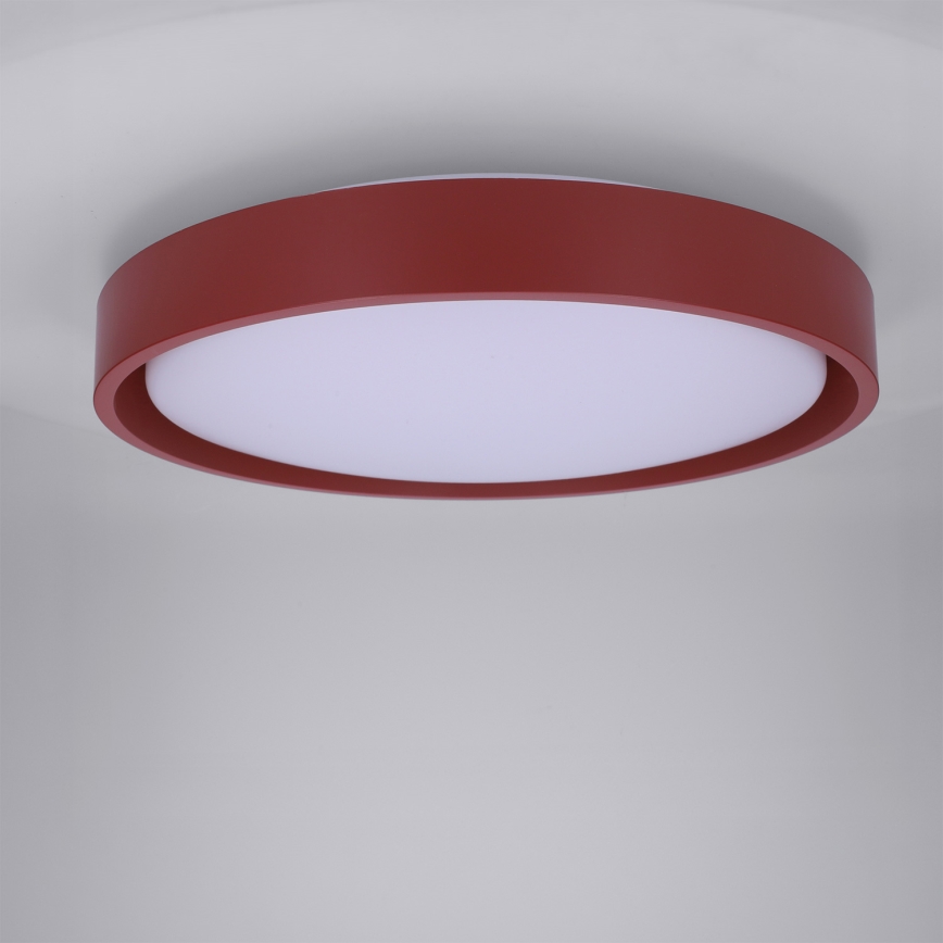 Brilagi - LED hämardatav laelamp MATTEO LED/48W/230V 3000-6500K läbimõõduga 41 cm punane + kaugjuhtimispult