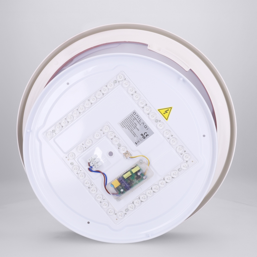 Brilagi - LED hämardatav laelamp MATTEO LED/48W/230V 3000-6500K läbimõõduga 41 cm punane + kaugjuhtimispult