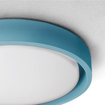 Brilagi - LED hämardatav laevalgusti MATTEO LED/48W/230V 3000-6500K läbimõõt 41 cm türkiissinine + kaugjuhtimispult