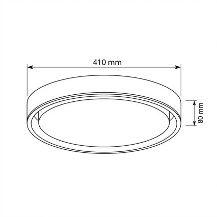 Brilagi - LED hämardatav laevalgusti MATTEO LED/48W/230V 3000-6500K läbimõõt 41 cm türkiissinine + kaugjuhtimispult