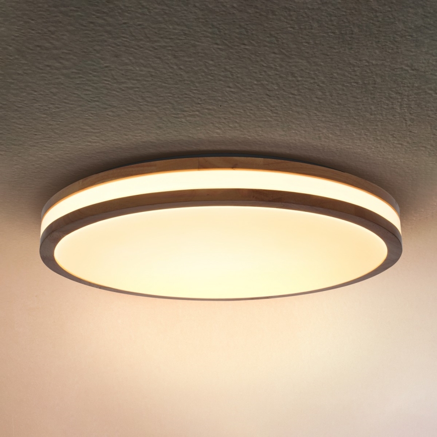 Brilagi - hämardatav LED-laelamp MOLINA LED/72W/230V 3000-6500K tamm, läbimõõt 78 cm + kaugjuhtimispult