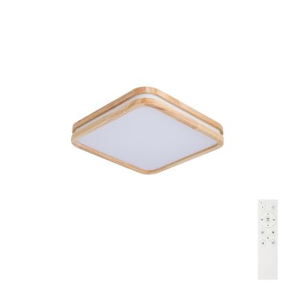 BRILAGI - LED-hämardatav laelamp MOLINA SQUARE LED/48W/230V 3000-6000K tamm 40x40 cm + kaugjuhtimispult