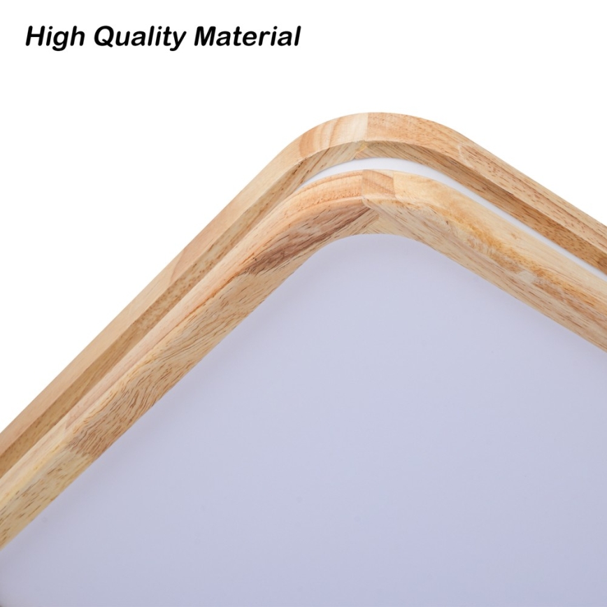 BRILAGI - LED hämardatav laelamp MOLINA SQUARE LED/80W/230V 3000-6000K tamm 60x60 cm + kaugjuhtimispult