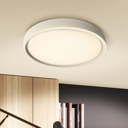 Brilagi - LED-hämardatav laelamp NANCI LED/60W/230V 3000–6500K läbimõõt 49 cm hõbedane + kaugjuhtimispult