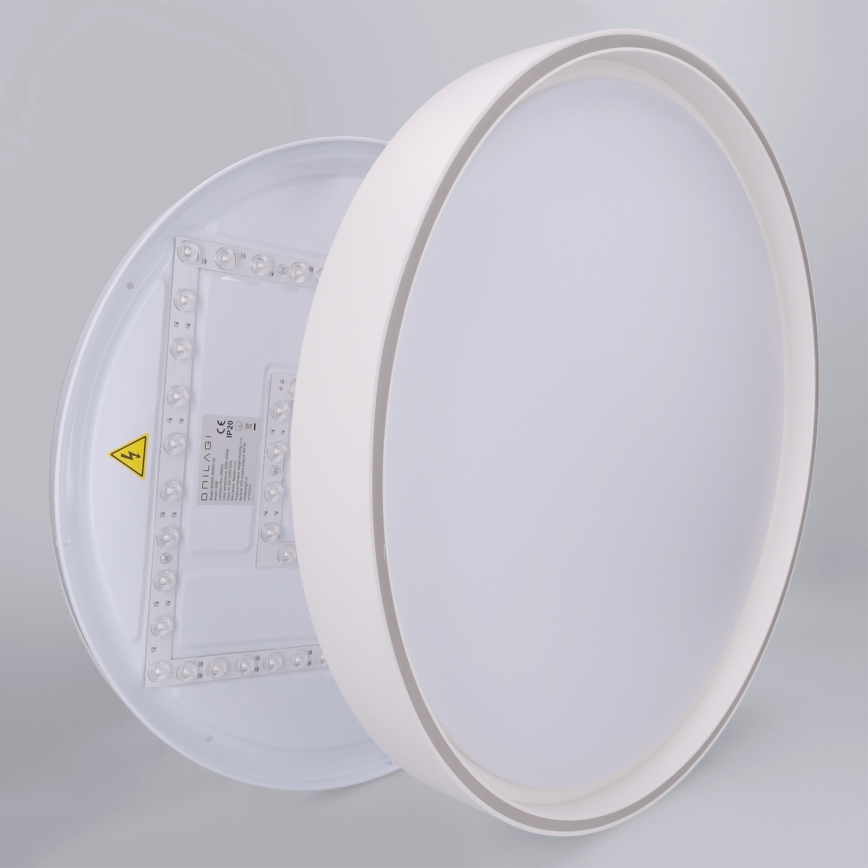 Brilagi - LED hämardatav laelamp NANCI LED/60W/230V 3000–6500K ø 49 cm valge + kaugjuhtimispult