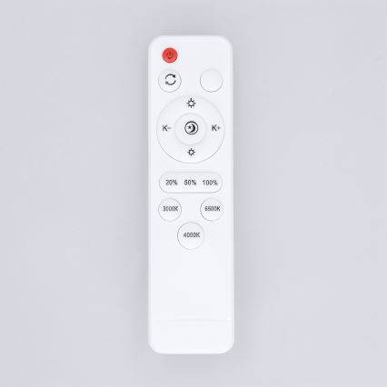 Brilagi - LED hämardatav laelamp NANCI LED/60W/230V 3000–6500K ø 49 cm valge + kaugjuhtimispult