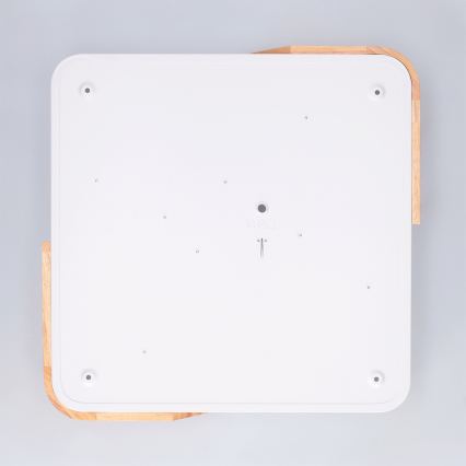 Brilagi - hämardatav LED-laelamp PILANA LED/48W/230V 3000-6500K tamm/valge 42x42 cm + kaugjuhtimispult