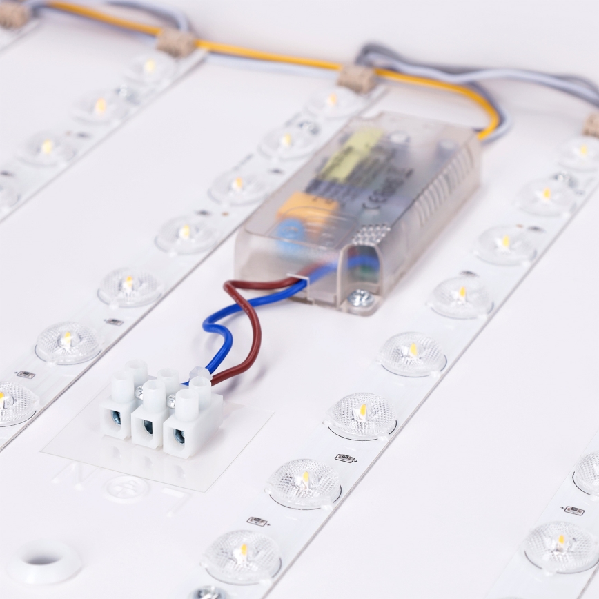 Brilagi - PILANA LED hämardatav laelamp LED/60W/230V 3000-6500K tamm/must 56x56 cm + kaugjuhtimispult